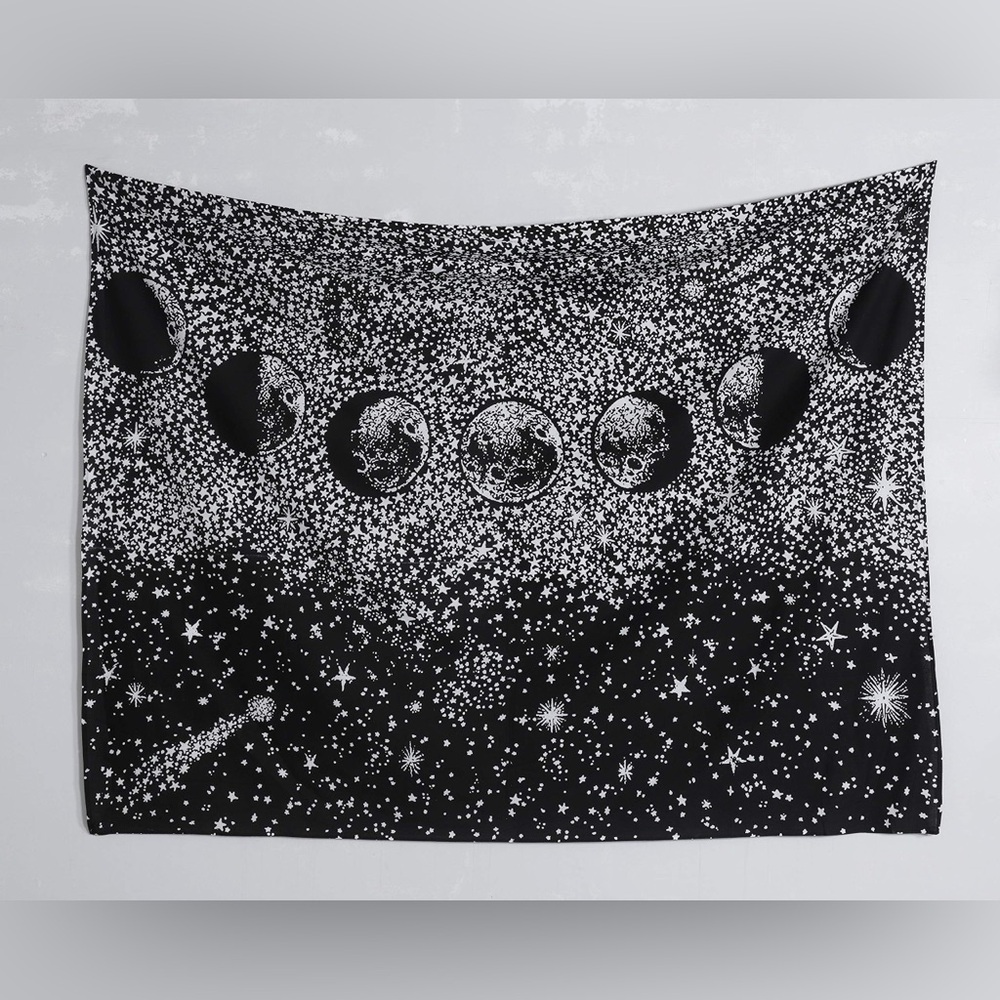 Urban Outfitters Tapestry Sun Moon Stars Boho Wall Hanging Dorm Decor